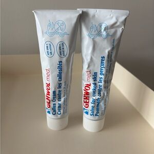 NEW - Set of 2: GEHWOL Med Salve for Cracked Skin & Callus Cream for feet